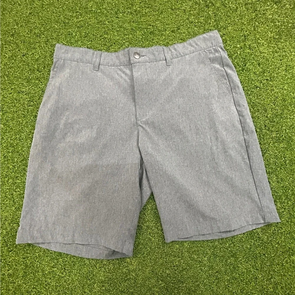 Adidas Ultimate365 Mens Grey Heather Golf Shorts Size 36 Stretch Performance